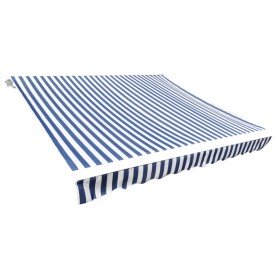 Toldo de lona azul y blanco 6x3 m (sin estructura) en Toldos | Comprar online en Foru.es