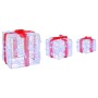 Caja de Regalo con 60 LED 3 pcs frío 20 x 20 x 20 cm Acrílico en Decoración Festiva y Estacional | Comprar online en Foru.es