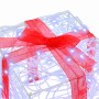 Caja de Regalo con 60 LED 3 pcs frío 20 x 20 x 20 cm Acrílico en Decoración Festiva y Estacional | Comprar online en Foru.es