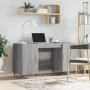 Escritorio madera de ingeniería gris Sonoma 140x50x75 cm de vidaXL, Escritorios - Ref: Foro24-829530, Precio: 115,70 €, Descu...