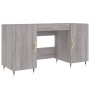 Escritorio madera de ingeniería gris Sonoma 140x50x75 cm de vidaXL, Escritorios - Ref: Foro24-829530, Precio: 117,13 €, Descu...