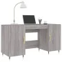 Escritorio madera de ingeniería gris Sonoma 140x50x75 cm de vidaXL, Escritorios - Ref: Foro24-829530, Precio: 115,70 €, Descu...