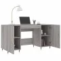 Escritorio madera de ingeniería gris Sonoma 140x50x75 cm de vidaXL, Escritorios - Ref: Foro24-829530, Precio: 115,70 €, Descu...