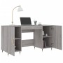 Escritorio madera de ingeniería gris Sonoma 140x50x75 cm de vidaXL, Escritorios - Ref: Foro24-829530, Precio: 117,13 €, Descu...