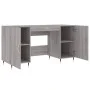 Escritorio madera de ingeniería gris Sonoma 140x50x75 cm de vidaXL, Escritorios - Ref: Foro24-829530, Precio: 115,70 €, Descu...