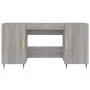 Escritorio madera de ingeniería gris Sonoma 140x50x75 cm de vidaXL, Escritorios - Ref: Foro24-829530, Precio: 115,70 €, Descu...