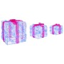 Caja de Regalo con 60 LED 3 pcs Azul 20 x 20 x 20 cm Acrílico en Decoración Festiva y Estacional | Comprar online en Foru.es