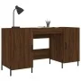 Escritorio madera de ingeniería roble marrón 140x50x75 cm de vidaXL, Escritorios - Ref: Foro24-829563, Precio: 126,98 €, Desc...