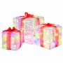 Caja de Regalo 3 pcs Multicolor 20 x 20 x 20 cm Acrílico en Decoración Festiva y Estacional | Comprar online en Foru.es