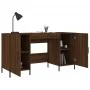 Escritorio madera de ingeniería roble marrón 140x50x75 cm de vidaXL, Escritorios - Ref: Foro24-829563, Precio: 126,98 €, Desc...
