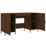Escritorio madera de ingeniería roble marrón 140x50x75 cm de vidaXL, Escritorios - Ref: Foro24-829563, Precio: 126,98 €, Desc...