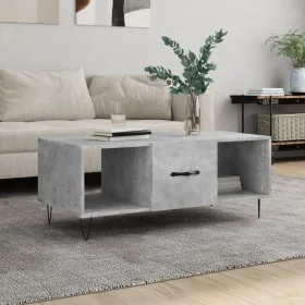 Concrete gray plywood coffee table 102x50x40 cm by vidaXL, Coffee table - Ref: Foro24-829296, Price: 61,70 €, Discount: %