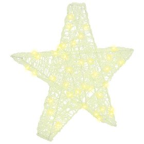 Estrella 3D con 50 LED cálido 55 x 53.5 x 10 cm Acrílico en Decoración Festiva y Estacional | Comprar online en Foru.es