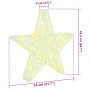 Estrella 3D con 50 LED cálido 55 x 53.5 x 10 cm Acrílico en Decoración Festiva y Estacional | Comprar online en Foru.es