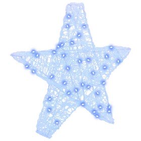 Estrella 3D con 50 LED Azul 55 x 53.5 x 10 cm Acrílico en Decoración Festiva y Estacional | Comprar online en Foru.es