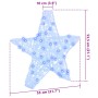 Estrella 3D con 50 LED Azul 55 x 53.5 x 10 cm Acrílico en Decoración Festiva y Estacional | Comprar online en Foru.es