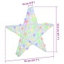 Estrella 3D con 50 LED Multicolor 55 x 53.5 x 10 cm Acrílico en Decoración Festiva y Estacional | Comprar online en Foru.es