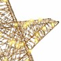 Estrella 3D con 50 LED cálido 55 x 52.5 x 9 cm PET en Decoración Festiva y Estacional | Comprar online en Foru.es
