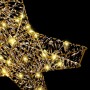 Estrella 3D con 50 LED cálido 55 x 52.5 x 9 cm PET en Decoración Festiva y Estacional | Comprar online en Foru.es