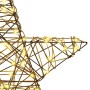 Estrella 3D con 50 LED cálido 55 x 52.5 x 9 cm Ratán en Decoración Festiva y Estacional | Comprar online en Foru.es