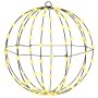 Bola con 192 LED 2 pcs cálido 43.5 cm Metal en Decoración Festiva y Estacional | Comprar online en Foru.es