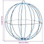 Bola con 320 LED 2 pcs frío 50 cm Metal en Decoración Festiva y Estacional | Comprar online en Foru.es