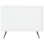 Mesa de centro madera de ingeniería brillo blanco 50x50x40 cm de vidaXL, Mesas de centro - Ref: Foro24-829336, Precio: 39,64 ...