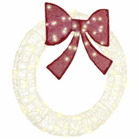 Corona con 80 LED cálido 92 x 9.5 x 92 cm Acrílico en Decoración Festiva y Estacional | Comprar online en Foru.es