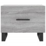 Mesa de centro madera contrachapada gris Sonoma 50x50x40 cm de vidaXL, Mesas de centro - Ref: Foro24-829456, Precio: 46,68 €,...