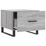 Mesa de centro madera contrachapada gris Sonoma 50x50x40 cm de vidaXL, Mesas de centro - Ref: Foro24-829456, Precio: 46,68 €,...
