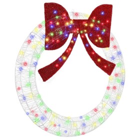 Corona con 150 LED Multicolor 120 cm Acrílico en Decoración Festiva y Estacional | Comprar online en Foru.es