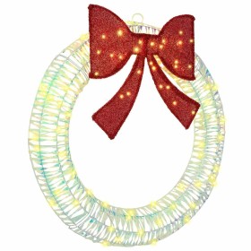 Corona con 80 LED cálido 90 cm PET en Decoración Festiva y Estacional | Comprar online en Foru.es