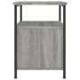 Mesita de noche madera de ingeniería gris Sonoma 34x35,5x50 cm de vidaXL, Mesitas de noche - Ref: Foro24-826019, Precio: 48,3...