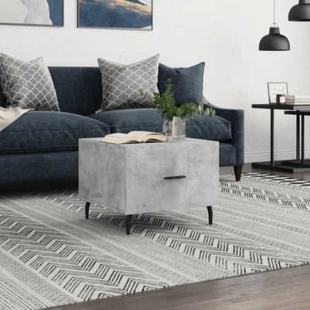 Mesa de centro madera de ingeniería gris hormigón 50x50x40 cm de vidaXL, Mesas de centro - Ref: Foro24-829436, Precio: 41,36 ...