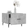 Mesa de centro madera de ingeniería gris hormigón 50x50x40 cm de vidaXL, Mesas de centro - Ref: Foro24-829436, Precio: 41,36 ...