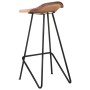 Taburetes de cocina 2 unidades cuero auténtico marrón de vidaXL, Taburetes de cocina - Ref: Foro24-320645, Precio: 147,81 €, ...