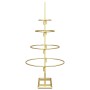 Árbol de Navidad de metal con soporte Dorado 60 cm en Decoración Festiva y Estacional | Comprar online en Foru.es