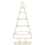 Árbol de Navidad de metal con soporte Dorado 90 cm en Decoración Festiva y Estacional | Comprar online en Foru.es