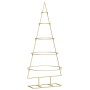 Árbol de Navidad de metal con soporte Dorado 125 cm en Decoración Festiva y Estacional | Comprar online en Foru.es