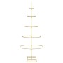 Árbol de Navidad de metal con soporte Dorado 125 cm en Decoración Festiva y Estacional | Comprar online en Foru.es