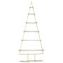 Árbol de Navidad de metal con soporte Dorado 150 cm en Decoración Festiva y Estacional | Comprar online en Foru.es