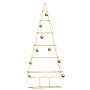 Árbol de Navidad de metal con soporte Dorado 150 cm en Decoración Festiva y Estacional | Comprar online en Foru.es