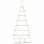 Árbol de Navidad de metal con soporte Dorado 210 cm en Decoración Festiva y Estacional | Comprar online en Foru.es