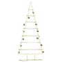 Árbol de Navidad de metal con soporte Dorado 210 cm en Decoración Festiva y Estacional | Comprar online en Foru.es