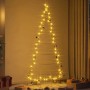 Árbol de Navidad de metal con soporte Dorado 210 cm en Decoración Festiva y Estacional | Comprar online en Foru.es