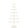 Árbol de Navidad de metal con soporte Dorado 210 cm en Decoración Festiva y Estacional | Comprar online en Foru.es