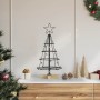 Árbol Cono de Navidad con soporte Negro 60 cm Acero en Decoración Festiva y Estacional | Comprar online en Foru.es