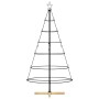 Árbol Cono de Navidad con soporte Negro 150 cm Acero en Decoración Festiva y Estacional | Comprar online en Foru.es