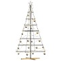 Árbol Cono de Navidad con soporte Negro 180 cm Acero en Decoración Festiva y Estacional | Comprar online en Foru.es