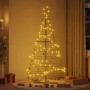 Árbol Cono de Navidad con soporte Negro 210 cm Acero en Decoración Festiva y Estacional | Comprar online en Foru.es